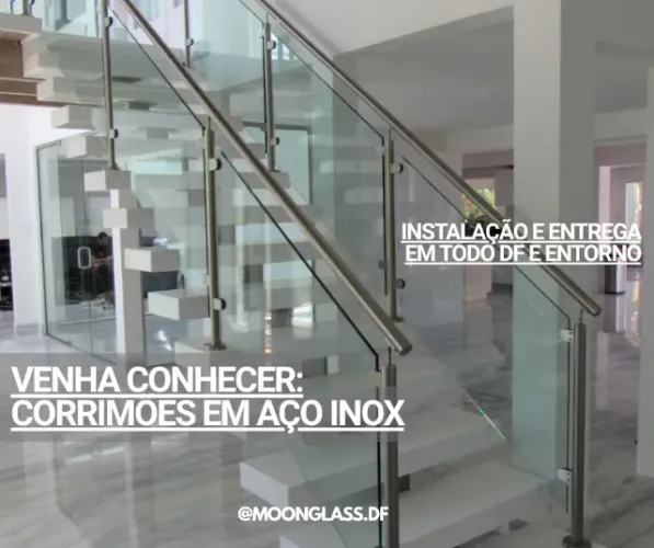 CORRIMÕES EM AÇO INOX SOB MEDIDAS PARA ESCADAS