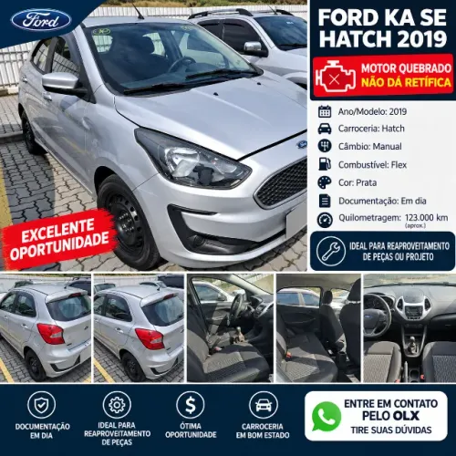 Ford KA 1.0 Se/se Plus Tivct Flex 5P 2019