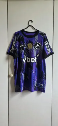 Camisa Botafogo de jogo 2025 patch campeão 2024