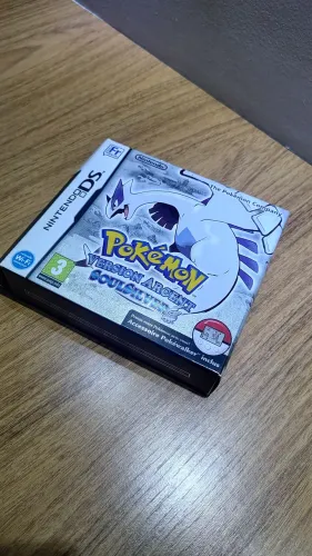 Pokémon Soul Silver Version Com Pokewalker Nintendo Ds Jogo em FRANCÊS 