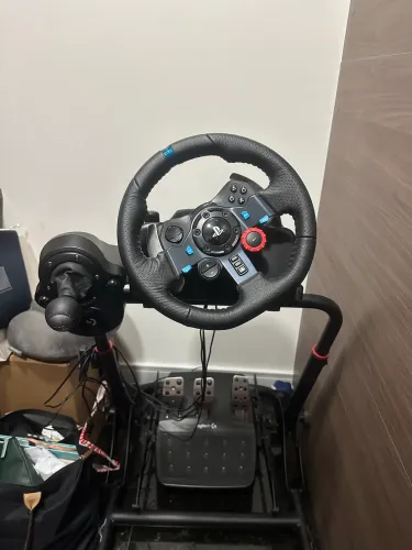 VOLANTE LOGITECH + SUPORTE + CAMBIO