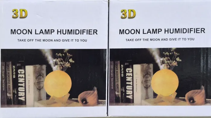 LUMINARIA DE MESA DE LED MDF - LUA REF: A5759