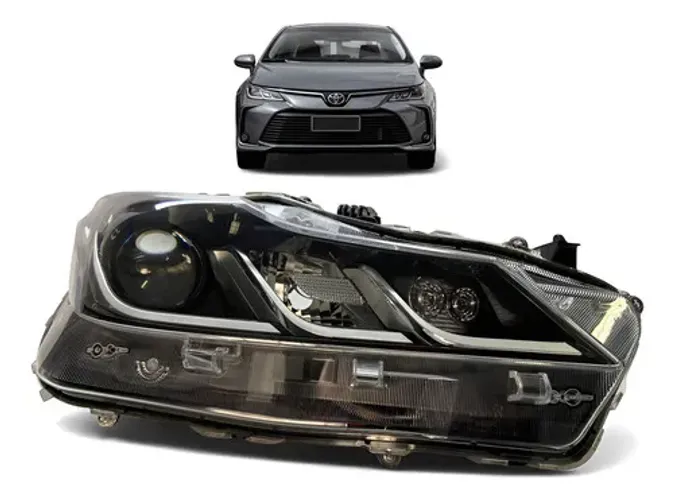 Farol Toyota Corolla Led Direito 2018 A 2021 Original Direito/passageiro