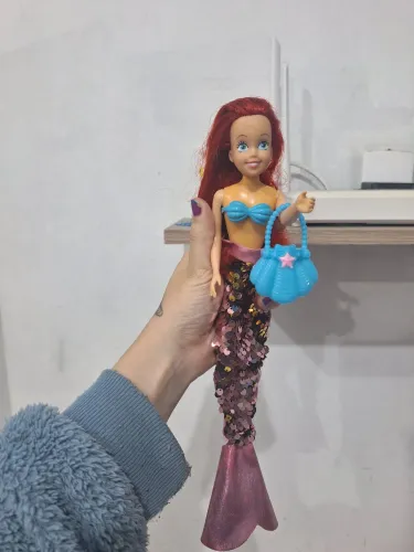Boneca Ariel a pequena sereia vintage anos 90 Disney