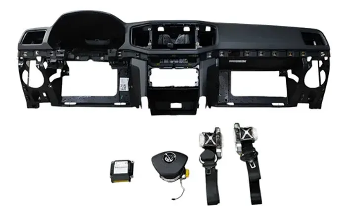 Kit Painel Tabelier Vw Amarok 3.0t V6 Tdi Highline 2018/2020 Preto