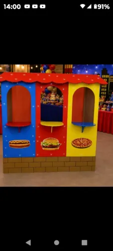 Lanchonete para festas infantis
