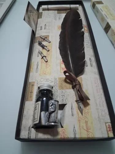 Conjunto de penas para caligrafia colecionavel
