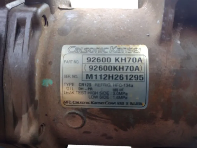 Compressor Ar Condicionado Nissan Frontier 2.5 2014 