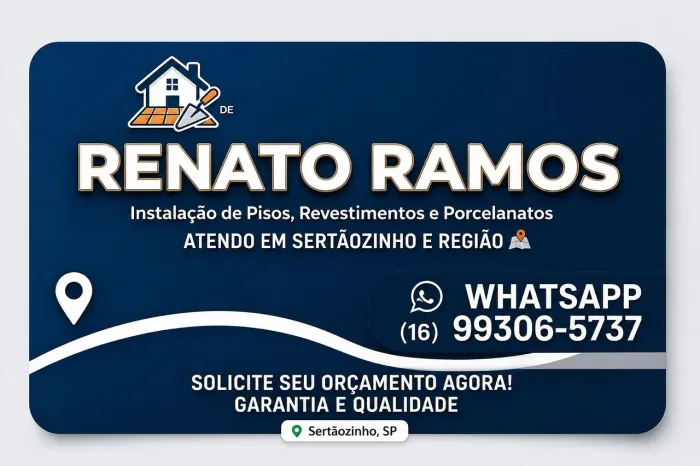 Assentamento de pisos e revestimentos