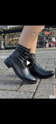 Vendo botas de couro nova N°36