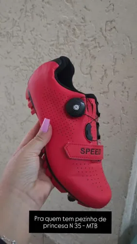 Sapatilha MTB Ciclismo N 35 Nova