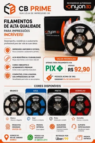 Filamento PLA impressão 3D