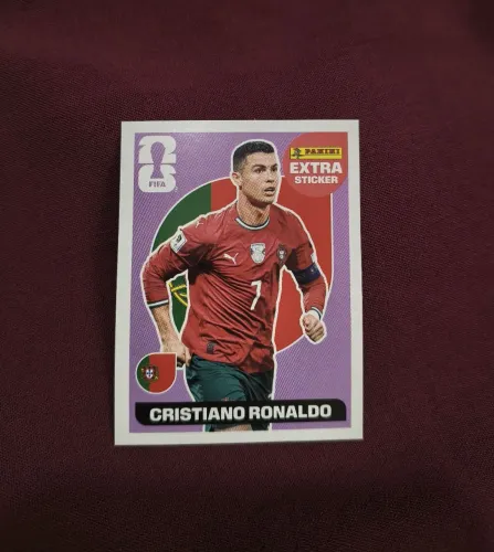 FIGURINHA EXTRA STICKER - CRISTIANO RONALDO | PANINI COPA DO MUNDO 2026