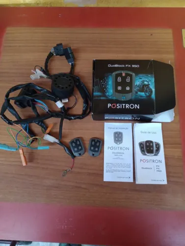 Alarme para motos marca positron no valor 170,00