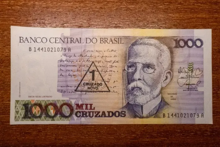 Cédula Nota 1.000 Mil Cruzados - Machado De Assis (Usado)