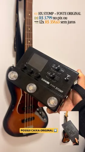 HX Stomp + Fonte Original