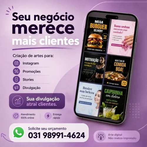 Criação de Arte para Instagram e Divulgação