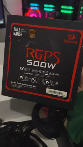 Fonte Redragon RGPS 500W 80 Plus Bronze