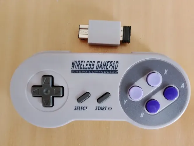 SNES mini classic controle wireless 