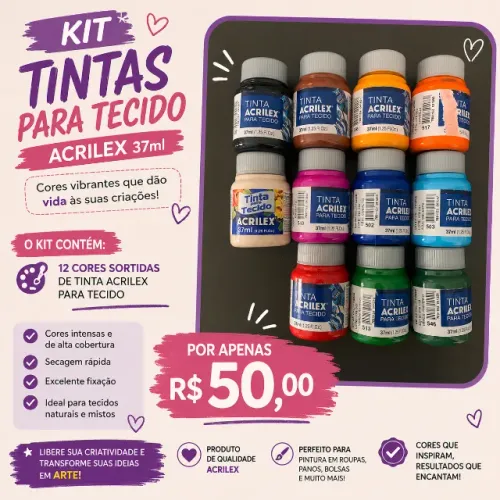 Tintas de tecido