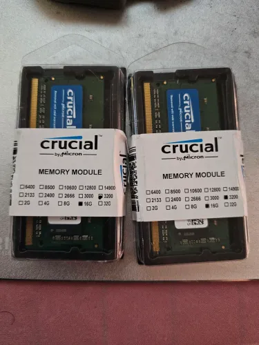 Memória Note Ddr4 32GB 2x16gb Pc4-3200 3200mhz Crucial Original