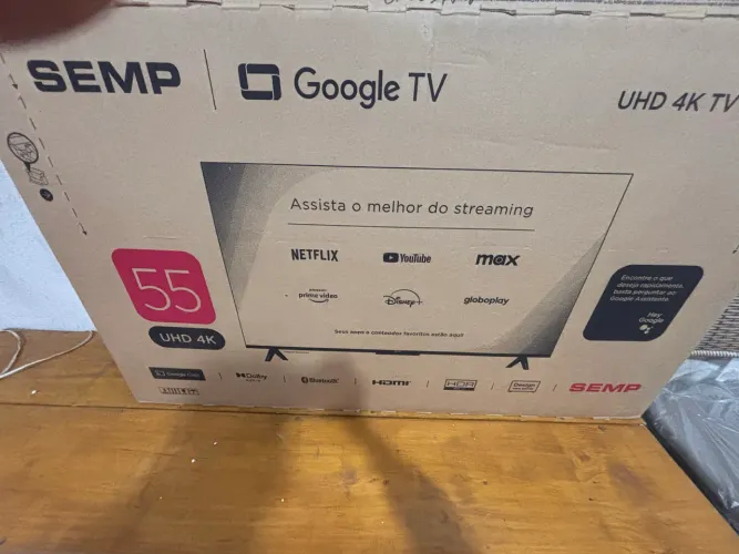 Lote com 4 TVs 55 polegadas sansung Philco TCL semp
