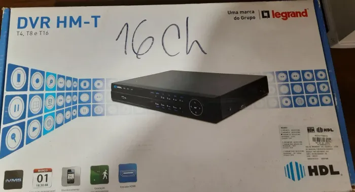  DVR HDL HM-T16 - 16 Canais - HDMI - CFTV