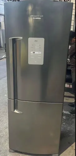Geladeira inox Inverse frost free Brastemp