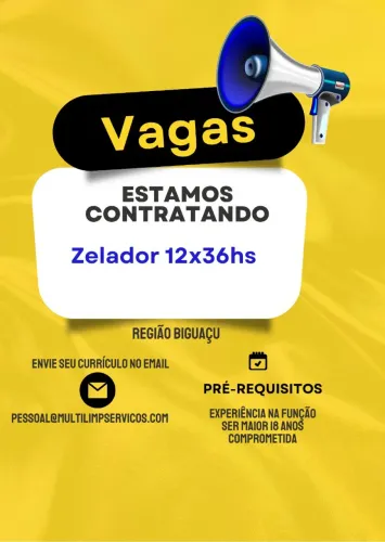 Zelador 12x36hs
