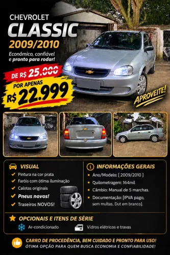 Chevrolet Classic Life/ls 1.0 VHC Flexp. 4P 2010