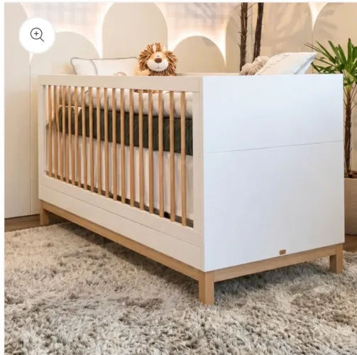 Berço 2 em 1 Americano linha Cozy Quater