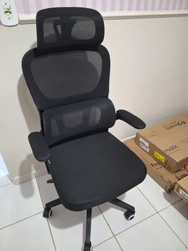 Kit com duas cadeiras ergonômicas Luvinco B500 Genebra