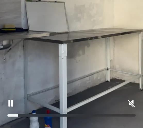 Mesa Inox para cozinha industrial