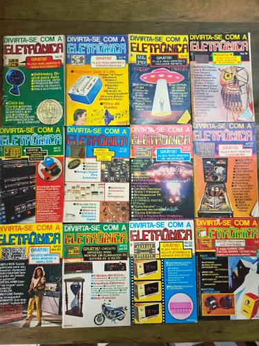 Revista divirta-se com a eletrônica do n°12 ao n° 24