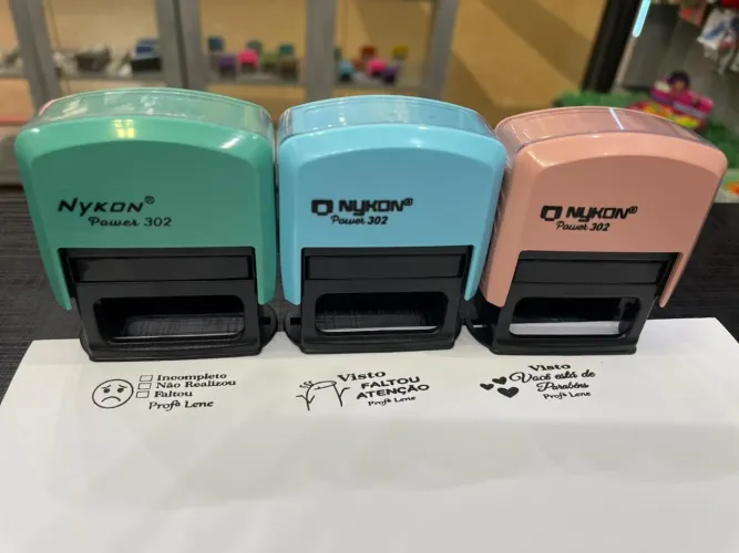 Carimbos personalizados