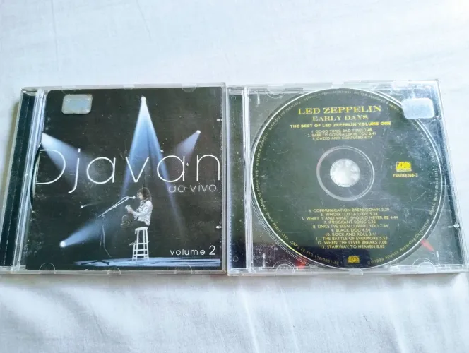 1CD Djavan e 1CD Led zeppelin 