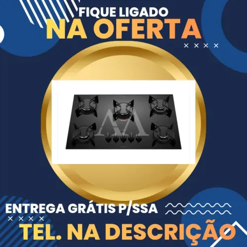 Fogão Cooktop Entrega Hoje Grátis para Salvador / Pague ao Receber