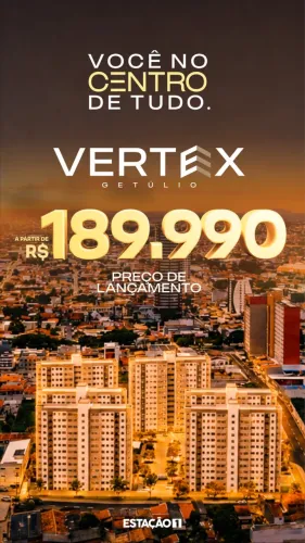EDSON C. APRESENTA CONDOMÍNIO VERTEX GETÚLIO APÊ 2/4 e ELEVADOR 