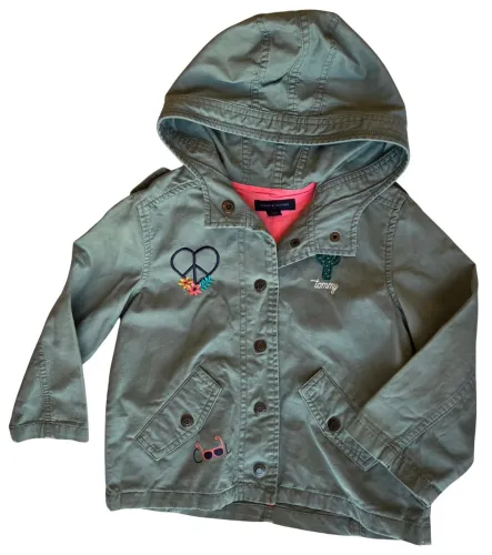 Jaqueta Tommy Verde Militar - tam 3T/B