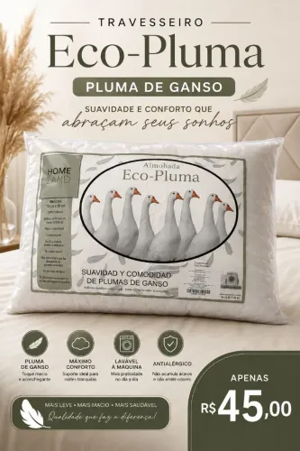 Travesseiro ecopluma