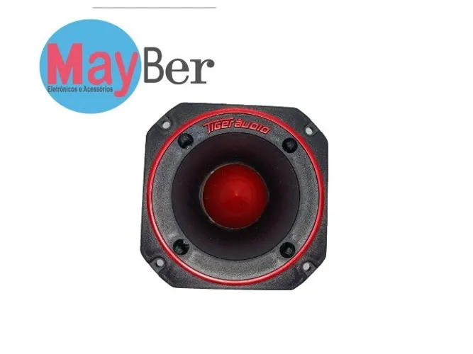 Super Tweeter Tiger Áudio 150Wrms Preto Red