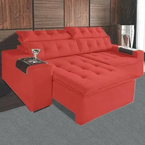 Sala sofá retrátil e reclinavel de 230 cm 