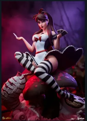 Alice in Wonderland Game of Hearts Fairytale Fantasies Collection Sideshow