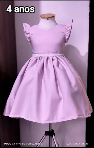 Vestido infantil 4 anos