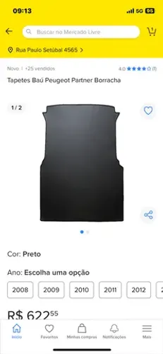 Calha de chuva tg poli para Fiorino partner