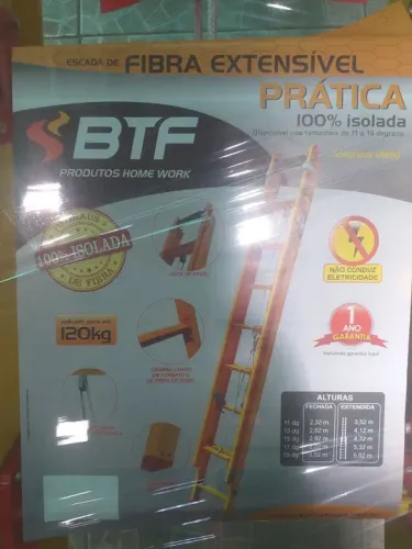 Escada de Fibra - 3,52 Metros