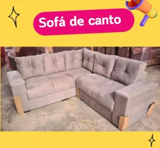 sofa me L para deixa sua sala mais bonita 