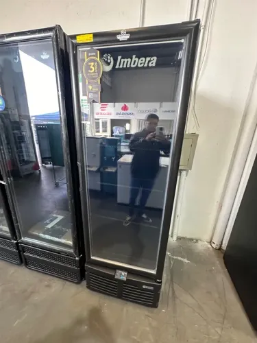 Freezer congelados 560L porta de vidro imbera