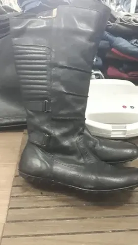 Bota feminina cano alto