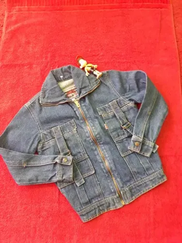 Jaqueta Masculina Básica Infantil de Jeans